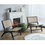 Chaise d'appoint en bois de canne de 25,75 po de largeur-69536295