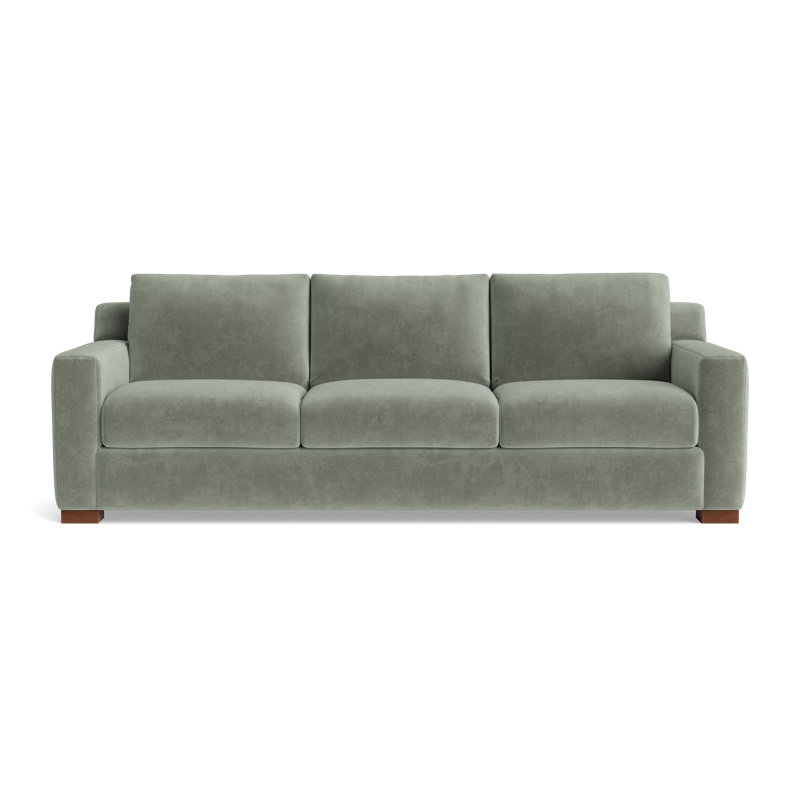 Catalina Sofa (95"), Velvet - Sage