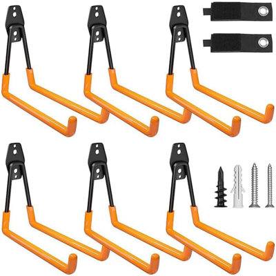 Garage Hooks Heavy Duty, 8 Pack Wall Mount Storage Hangers With ...