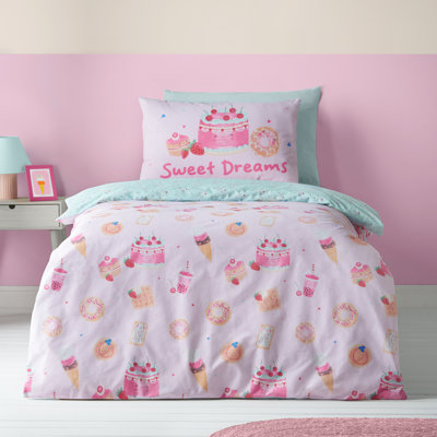 Sweet Treats Reversible Duvet Cover Set