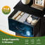 Commode 4 tiroirs à rangement vertical Mystical Castle Under Full Moon Foggy Forest River