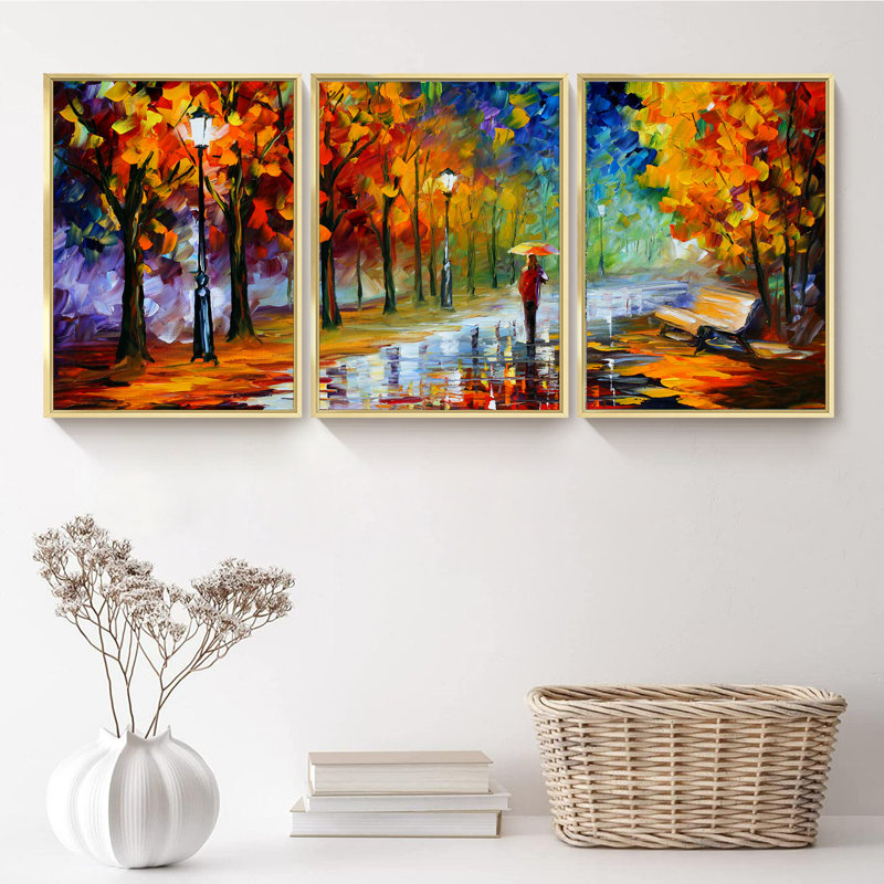 Moderne - ensemble de 3 pièces, H 16,5 po x l 36,5 po