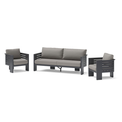 Ari 3 Piece Outdoor Patio Seating Set