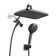 Adjustable 12" Rectangular High Pressure Dual Shower Head with 8-Spray Handheld Shower
