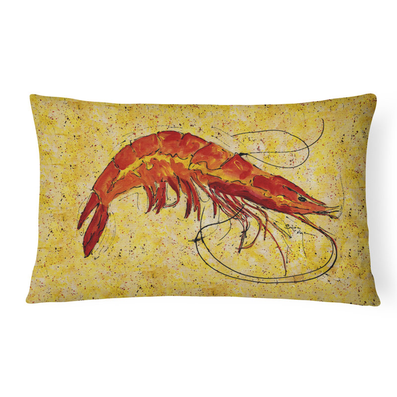 Coussin intérieur/extérieur crevette