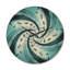 Time Vortex Spiral - Horloge murale moderne en bois-63617727
