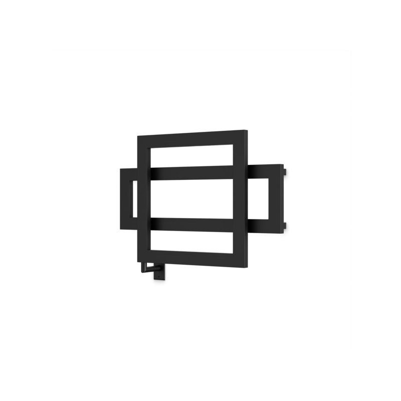 Cadiz Wall Mount Electric Towel Warmer, Black