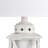 26" Metal, Dimmable, Distressed White, Coastal Table Lamp with Night Light (Bulb Included)