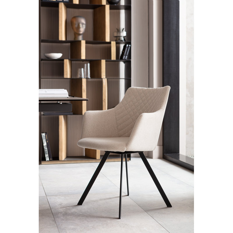 Coco Upholstered Dining Chair, Cream