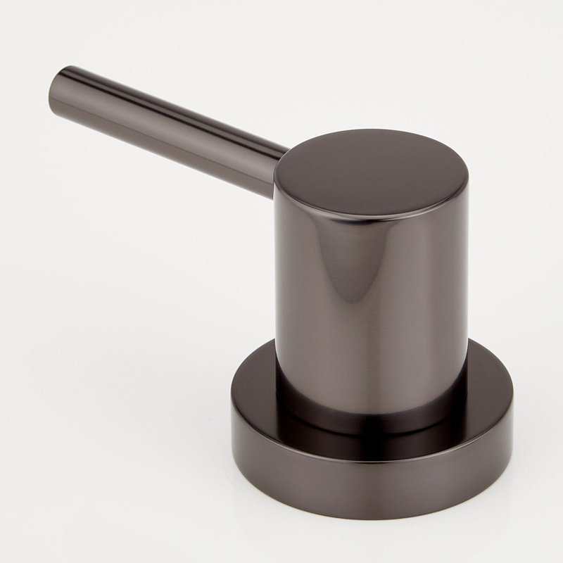 Lexia Deck Mounted Roman Tub Filler Faucet, Gunmetal