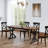 70.87" Modern Farmhouse Ironwood Dining Table (Walnut)-694387068-694387070