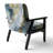 Berdahl Marble Upholstered Armchair-424907466-463376195