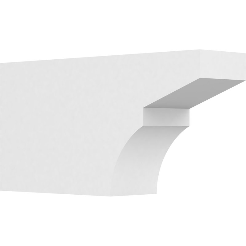 5"W x 10"H x 20"L Standard Monterey Architectural Grade PVC Rafter Tail, 10"H x 5"W x 20"D