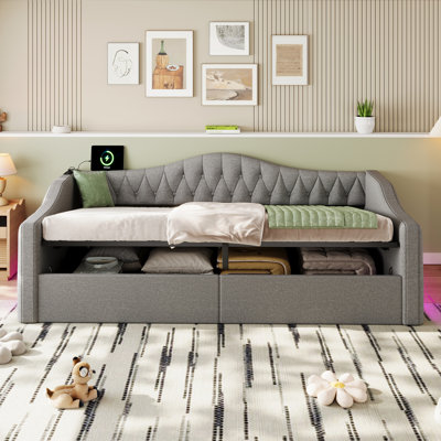 Upholstered Ottoman Bed