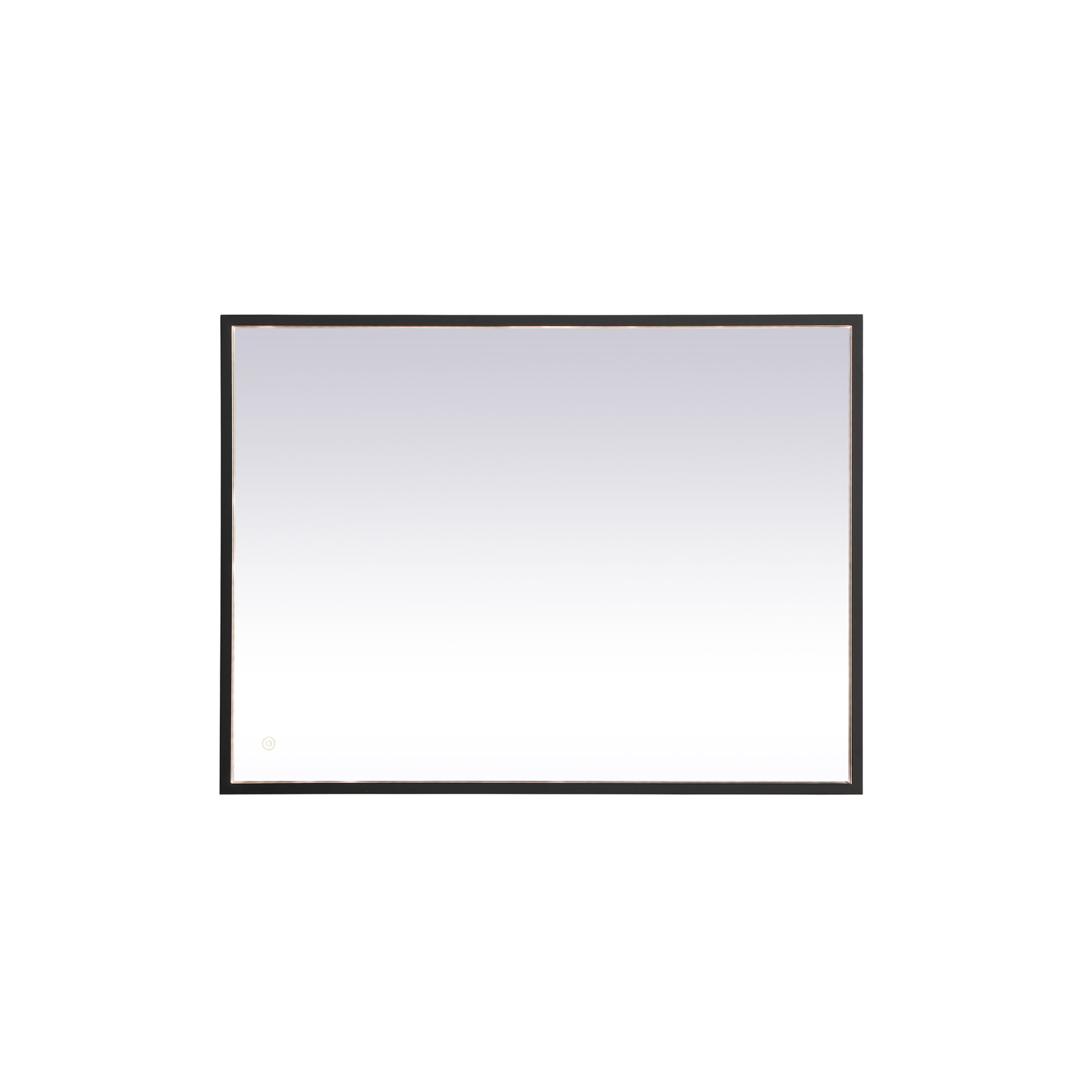 Piche Aluminum Mirror, 27" x 36", Black