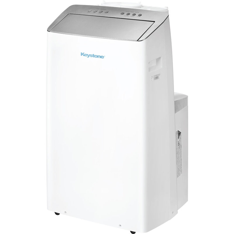 Keystone 14,000 BTU White Portable Air Conditioner with Heater and Remote