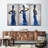 " Regal African Woman Multi Piece Canvas Print " by AfroArtistry Studio 3 - Pieces-93059422