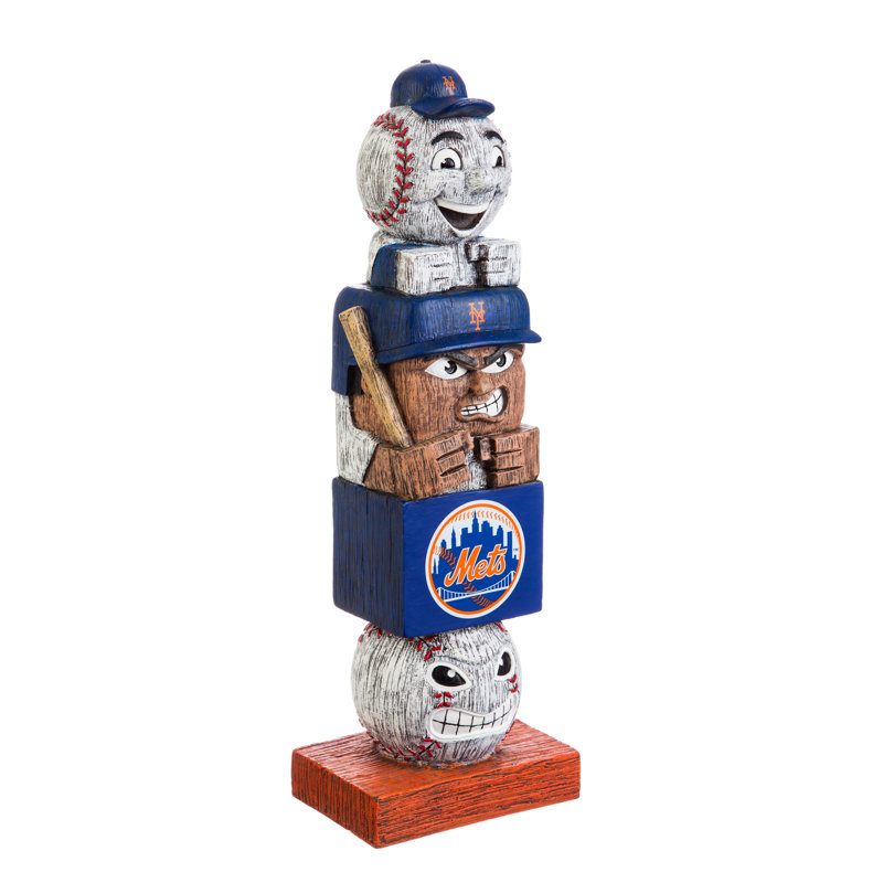 Statue de jardin MLB, Mets de New York, H 16 po x l 5,5 po x P 4 po