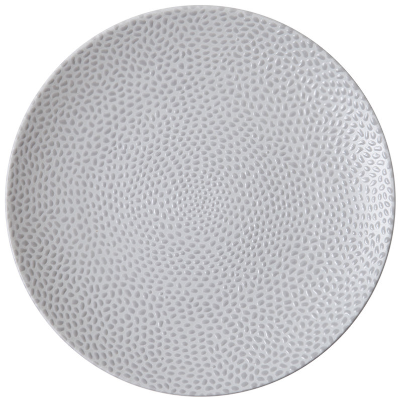 Cobble 8.25" Dessert Plates, Grey