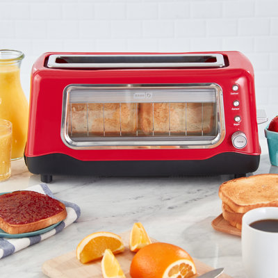 Dash 2 Slice Long Slot Clear View Toaster