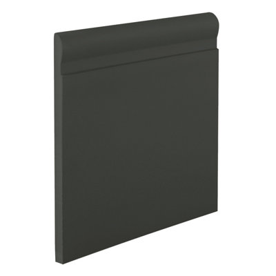 Rubber 720'' W x 4.25'' L Wall Base in Black Brown