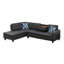98.05 " Faux Leather Sectional