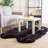 Diller Black Faux Fur Machine Washable Shag Fluffy Area Rug-582482597