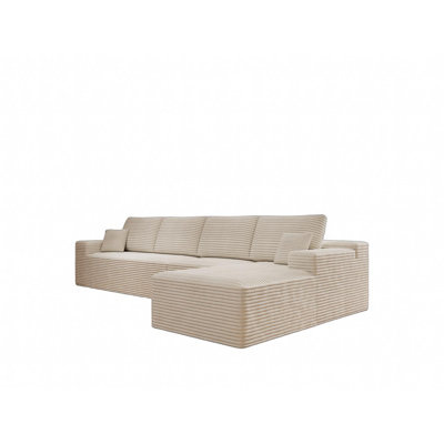 131.9'' Upholstered Sectional Sofa with Chaise