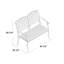 Casa Outdoor Bench-26092482-26092499