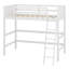 Lit mezzanine en bois avec échelle-1035091654