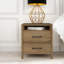 Chivonne 2 Drawer Bedside Table-525057220