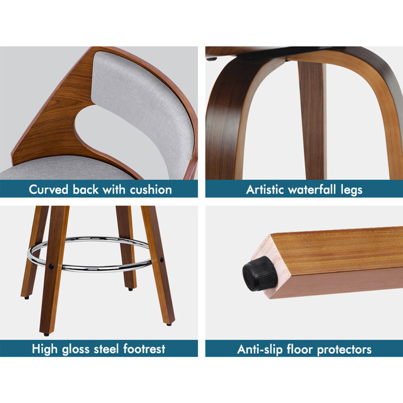Wisby Swivel Upholstered Counter Stool