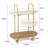 3-Tier Arc Bar Cart, 40''x32''x14''-514300268-514300267