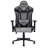 Techni Sport Adjustable Reclining Ergonomic Swiveling PC & Racing Game Chair in Gray