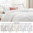 Essential Bedsure Shabby Elegance Striped Tufted Duvet Cover GentleSoft™️-105311189-105311181