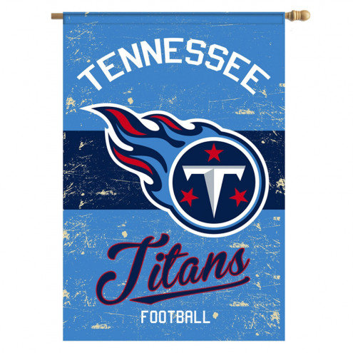 Drapeau de jardin 2 côtés NFL, Titans du Tennessee