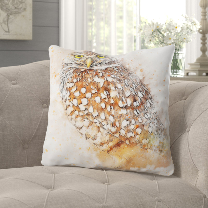 Outdoor Reversible Throw Pillow, Synthetic, Outdoor