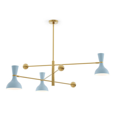 Luminaire suspendu Spoutnik 3 lumières Clare