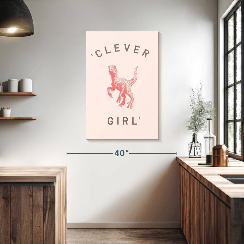 Brampt Clever Girl Pink, 39" H x 26" W