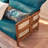 Nordic simple solid wood rest sofa set