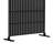 Metal Privacy Screen With Block Pattern