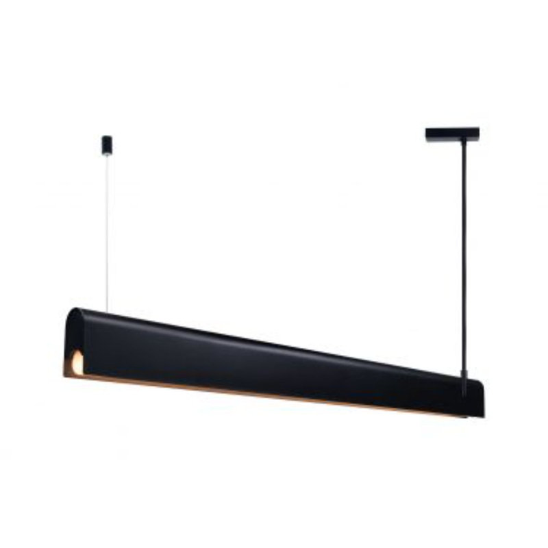 1 - Light Black Kitchen Island Pendant, 8.5cm H x 100cm W x 8cm D
