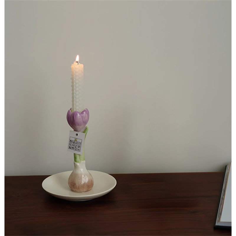 Bougeoir artistique, Mauve
