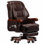 Fauteuil de direction Kinnls Jones avec ventilation par massage et chauffage, fauteuil de direction en cuir véritable de luxe