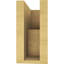 Corbeau TimberThane en bois de cèdre brut classique l 4 po x P 8 po x H 8 po Chapel Hill-87708997