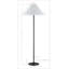 Lampe sur pied 65 "avec abat-jour en lin Brock, noir