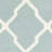 Dhurrie Hand Woven Flat Weave Wool/Cotton Geometric Rug in Light Blue/Ivory-10991684