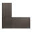 Livengood Adjustable L-Shaped Metal Base Writing Desk with Power Outlet-62421153