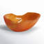 Small Large Fruit Bowl Orange Resin Dia 13.3"-729136526