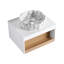 Ensemble de meuble-lavabo flottant moderne avec lavabo vasque en céramique et tablette ouverte 24 po Reagan-130971132